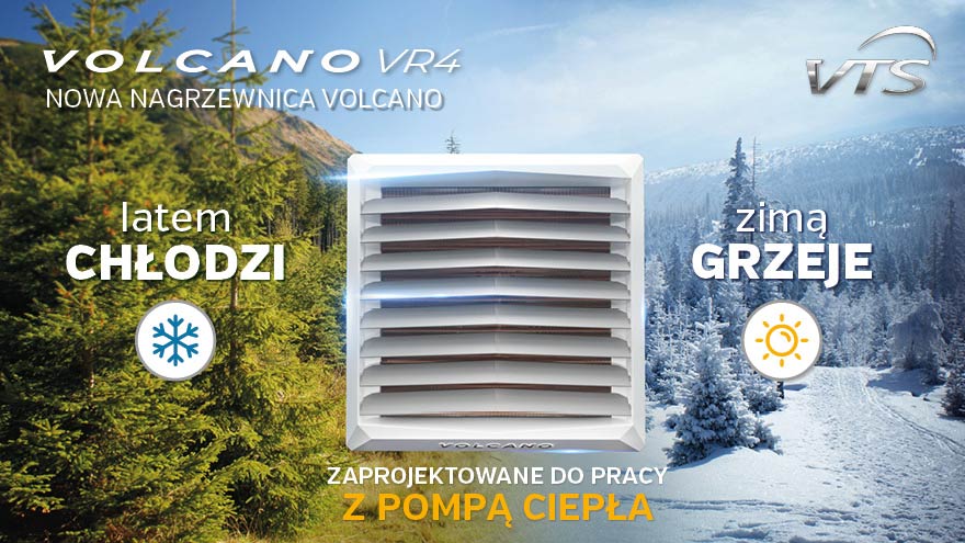 Nagrzewnica VTS VOLCANO do pomp ciepła