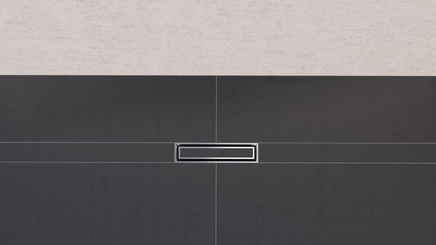 Лінійний злив Geberit CleanLine з внутрішнім жолобом, прихованим під плиткою