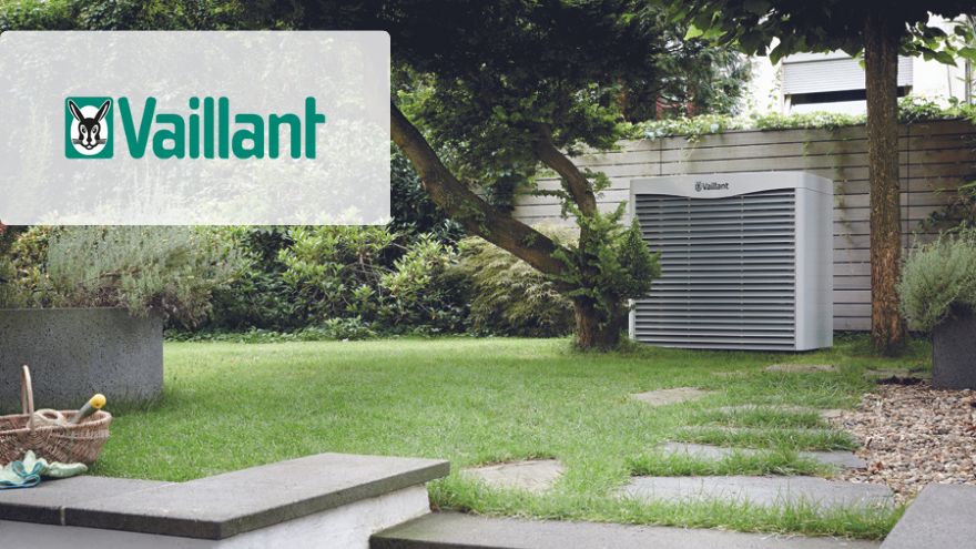Грунтовий тепловий насос Vaillant в саду будинку