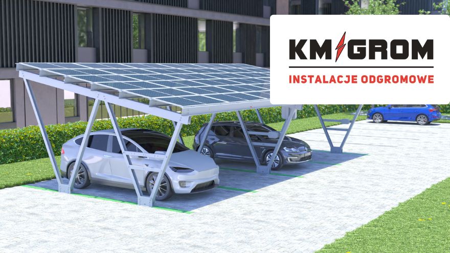 Four-station Carport photovoltaic shelter