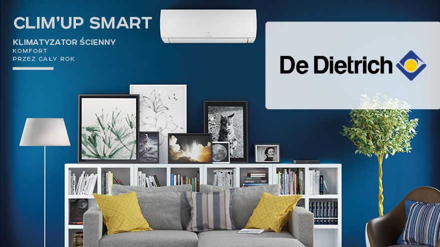 CLIM'UP SMART - кондиціонер на базі теплового насоса De Dietrich