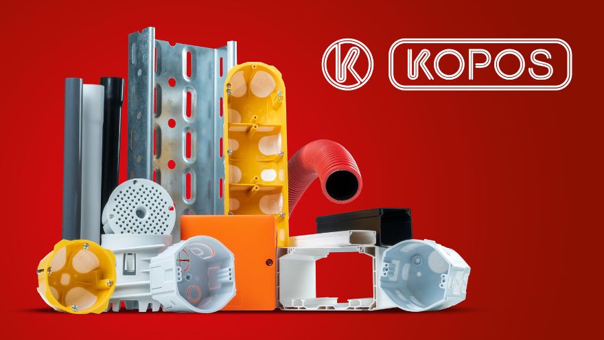 Асортимент електромонтажних коробок Kopos Elektro