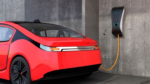 Charging an electric car using a wallbox station