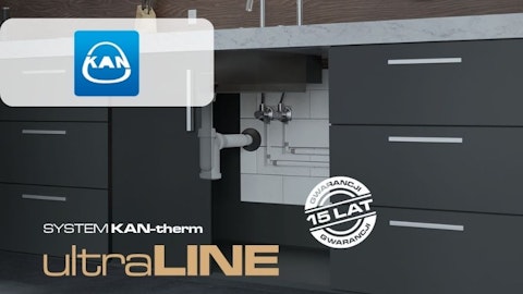 KAN-therm UltraLine sistem u kuhinji ispod sudopere