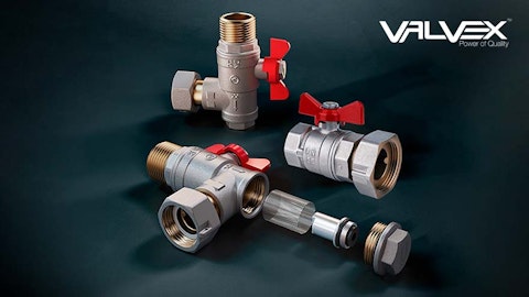 valvex SPIN DN 20 guľový ventil s filtrom a neodýmovým magnetom