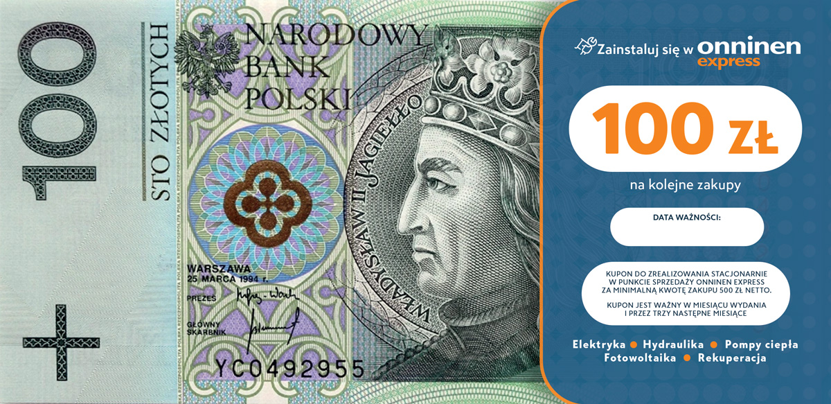 Promocja Onninen Express - Voucher 100 zł