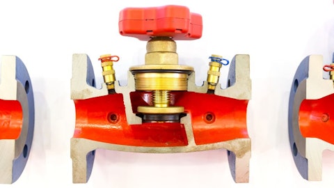 Balansni ventil poprečnog preseka za sisteme grejanja