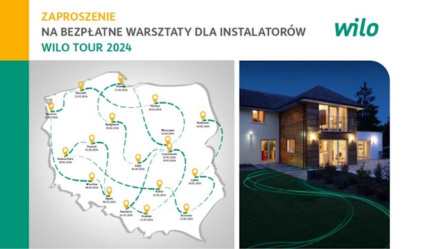 Bezpłatne warsztaty dla instalatorów Wilo Tour 2024