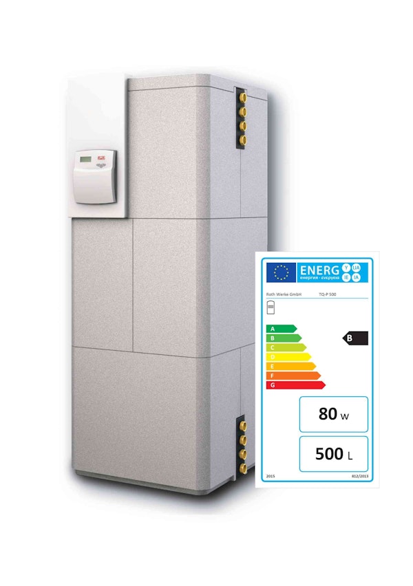 Zbiornik Roth Thermotank Quadroline płaszcz z etykietą