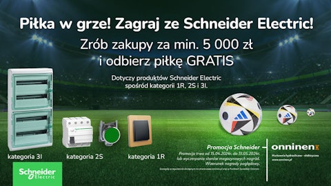 Promocja Schneider Electric - piłka gratis!