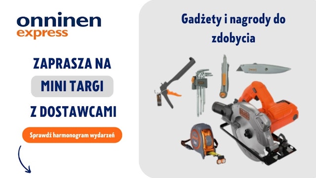 Mini Targi z dostawcami w punktach Onninen Express!