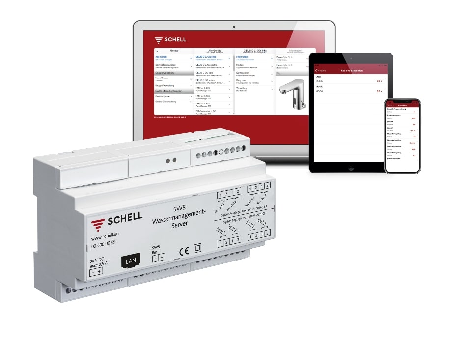 System SCHELL SWS do monitorowania i ustawiania parametr&oacute;w armatury elektronicznej