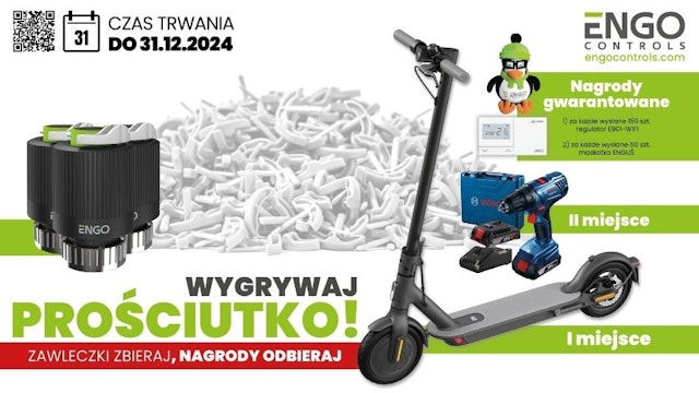 Zbieraj zawleczki siłowników Engo i odbieraj nagrody!