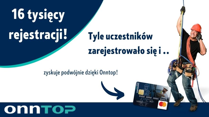 Ponad 16 000 rejestracji w OnnTop! Tyle osób zyskuje dzięki programowi. A Ty Ponad 16 000 rejestracji w OnnTop! Tyle osób zyskuje dzięki programowi. A Ty