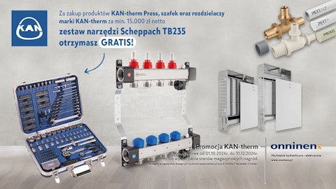 Promocja KAN-therm - zestaw narzędzi Scheppach TB235 gratis!