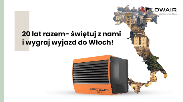 Poleć z Flowair do Włoch z okazji 20 lat współpracy z Robur!