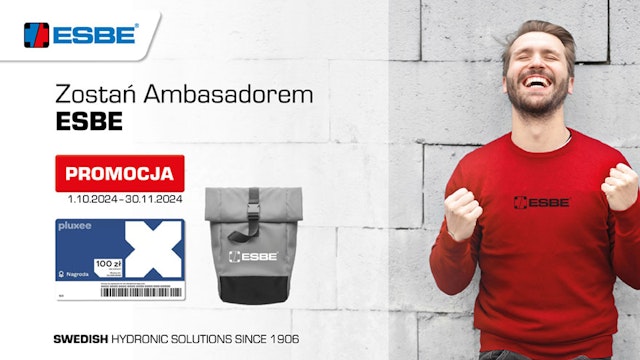 Zostań ambasadorem marki ESBE!