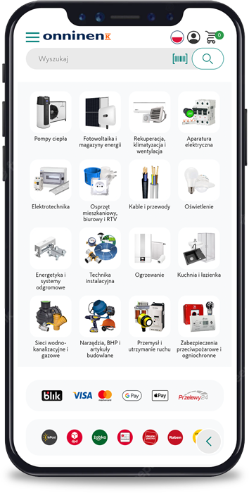 Strona gł&oacute;wna OnnShop Mobile