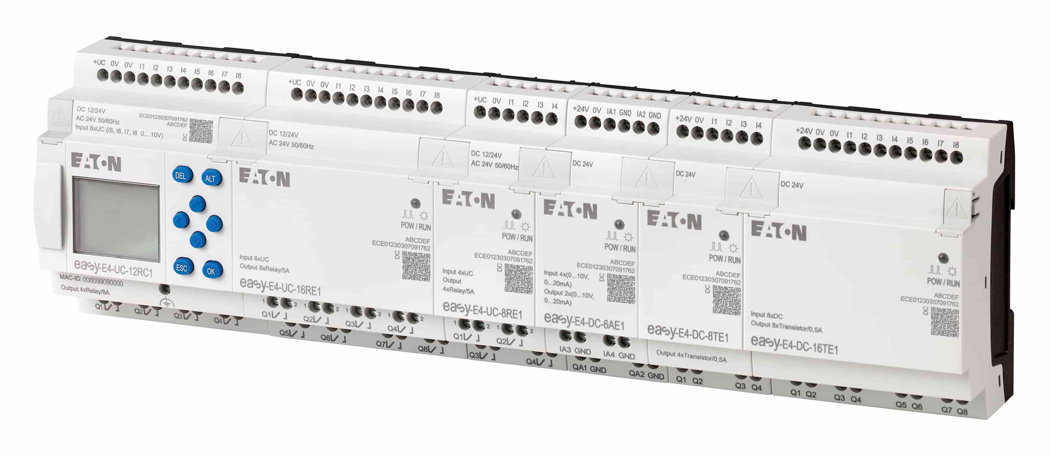 Базовий блок Eaton easyE4 з 5 розширеннями