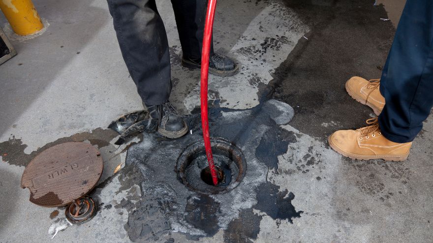 Instalatorzy sprawdzają stan kanalizacji metodą kamerowania
