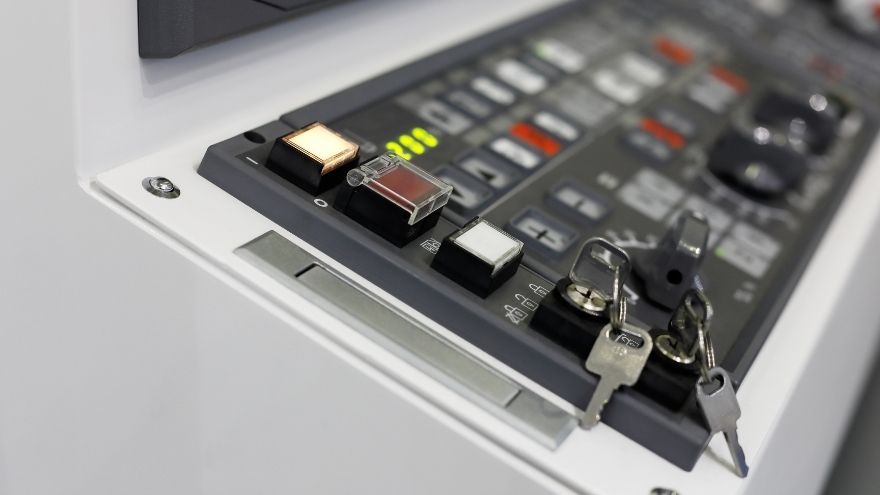 Panel sterowania w elektrowni do urządzeń krzywkowych elektrycznych