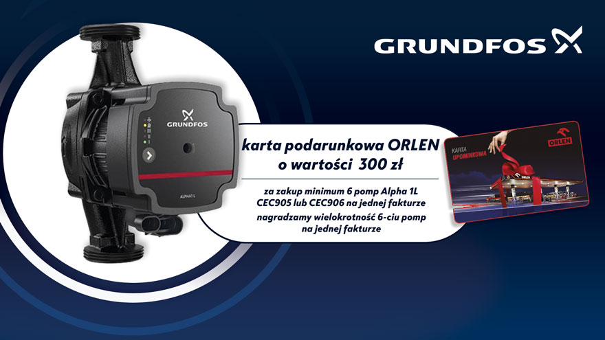 Promocja Kanlux - Karta podarunkowa Orlen 300 zł gratis!