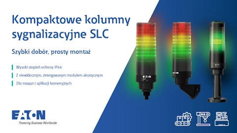 Kompaktowe kolumny sygnalizacyjne SLC od Eaton