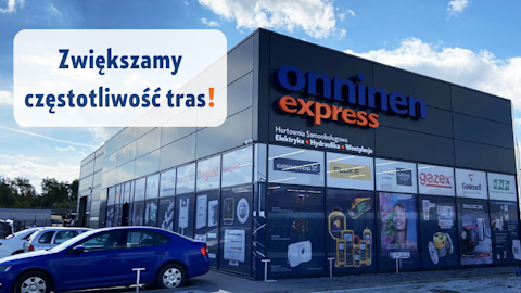 Zwiększyliśmy częstotliwość dostaw w kolejnych lokalizacjach!