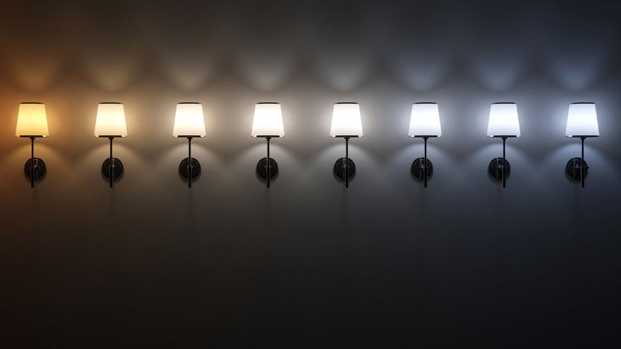 Różne barwy światła LED