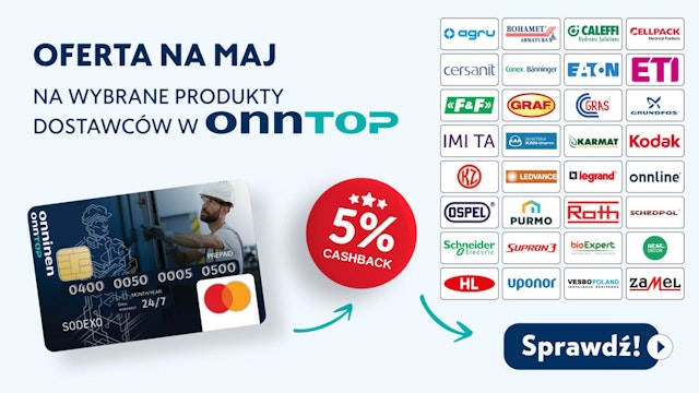 Promocja Onntop Cashback 5% 