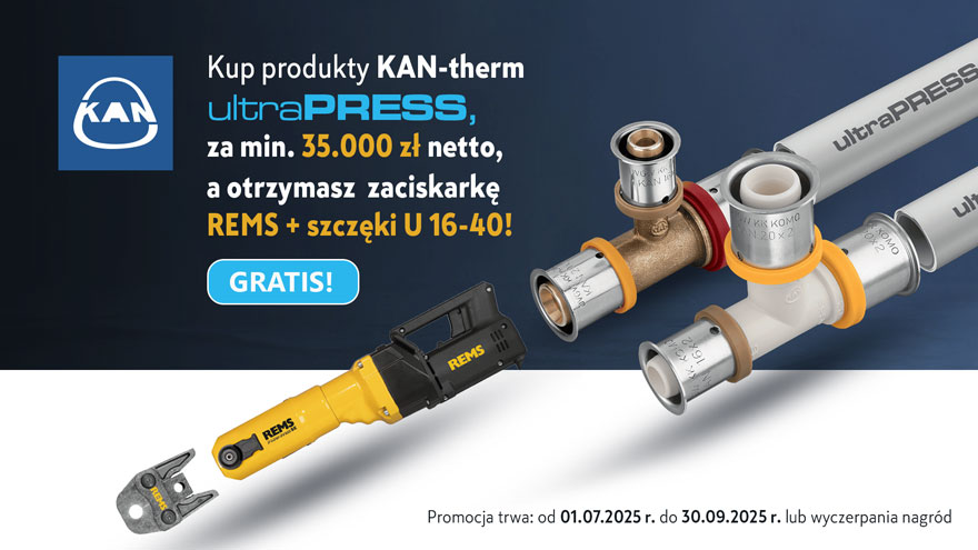 Promocja Kan Ultrapress - zaciskarka gratis