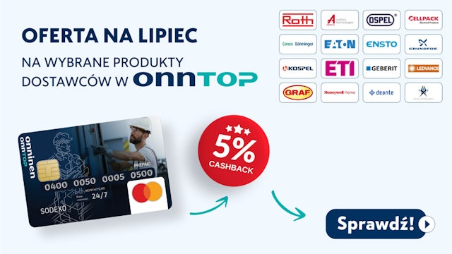 Promocja Onntop Cashback 5% 