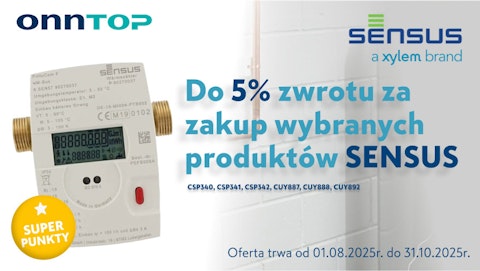 Promocja Sensus - Do 5% zwrotu za zakup wybranych produktów Sensus