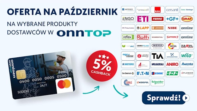 Promocja Onntop Cashback 5% 