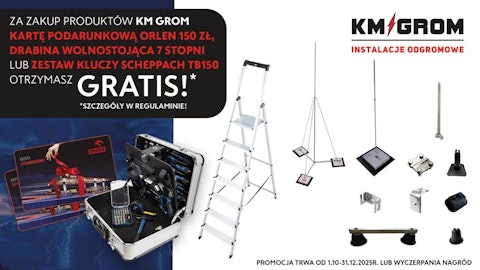 Promocja KM Grom- Karta Orlen, Drabina Wolnostojąca lub Zestaw Kluczy GRATIS!
