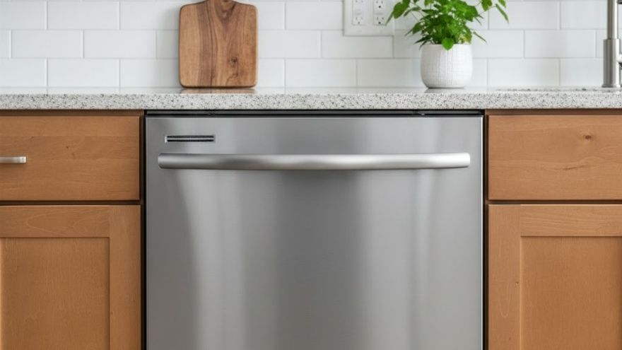 Посудомийна машина в кухонній меблі