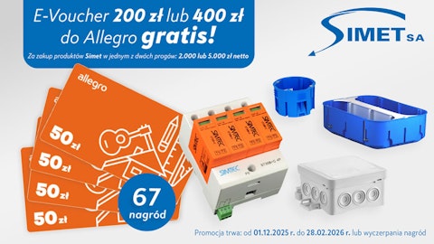 Promocja Simet- E-Voucher Allegro GRATIS!