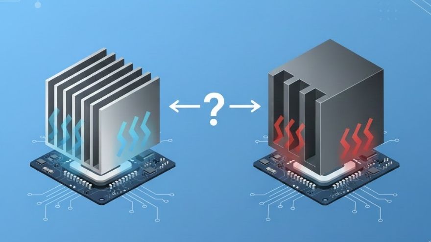 Алюмінієві та сталеві радіатори на електронній платі