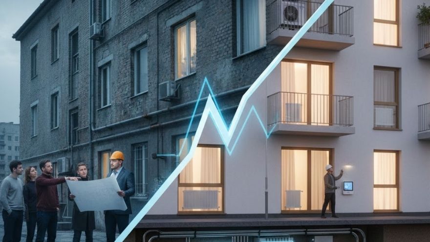 Візуалізація модернізації системи опалення в будинку