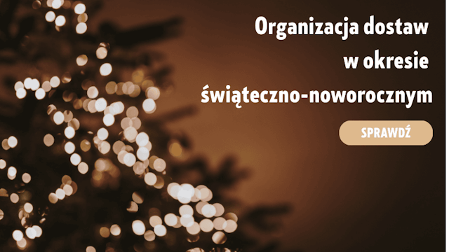 Informacja dla klientów – dostawy w okresie świąteczno-noworocznym