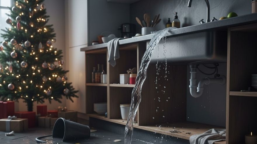 Затоплена кухня на свята