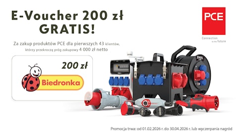 Promocja PCE - E-Voucher Biedronka 200 zł GRATIS!