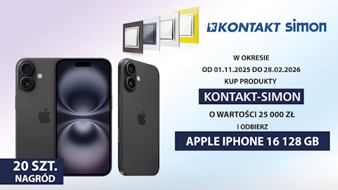 Promocja Kontakt-Simon - Apple iPhone 16 128 GB GRATIS!