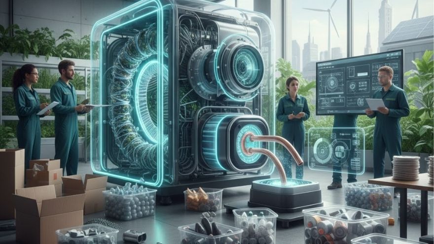 Екологічна інсталяція HVAC і переробка матеріалів