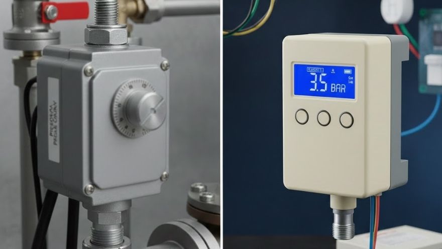 Presostat mechaniczny vs. elektroniczny przekaźnik ciśnienia