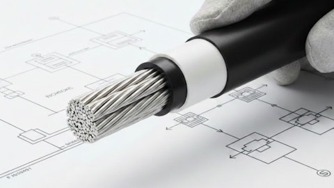 Przekrój aluminiowego kabla średniego napięcia