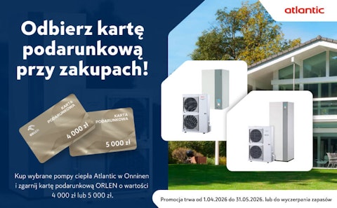 Promocja Atlantic - karta podarunkowa Orlen GRATIS! 