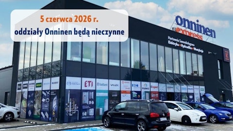 5 czerwca oddziały Onninen będą nieczynne