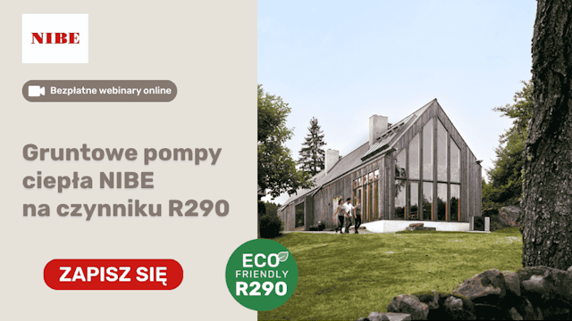 Gruntowe pompy ciepła NIBE na czynniku R290 - Webinary Nibe