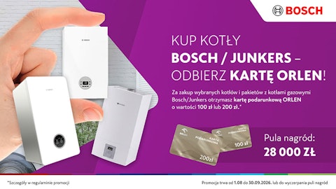 Promocja Bosch - Karta Orlen Gratis!